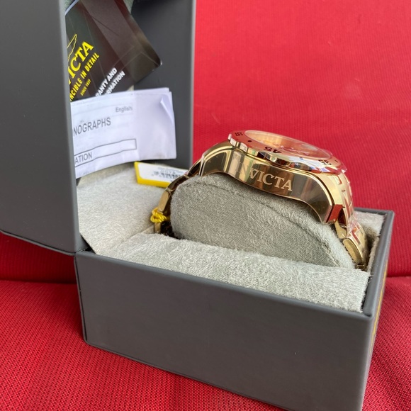 18K Gold Plated Invicta Pro Diver SCUBA (NWT)SALE - Picture 9 of 14